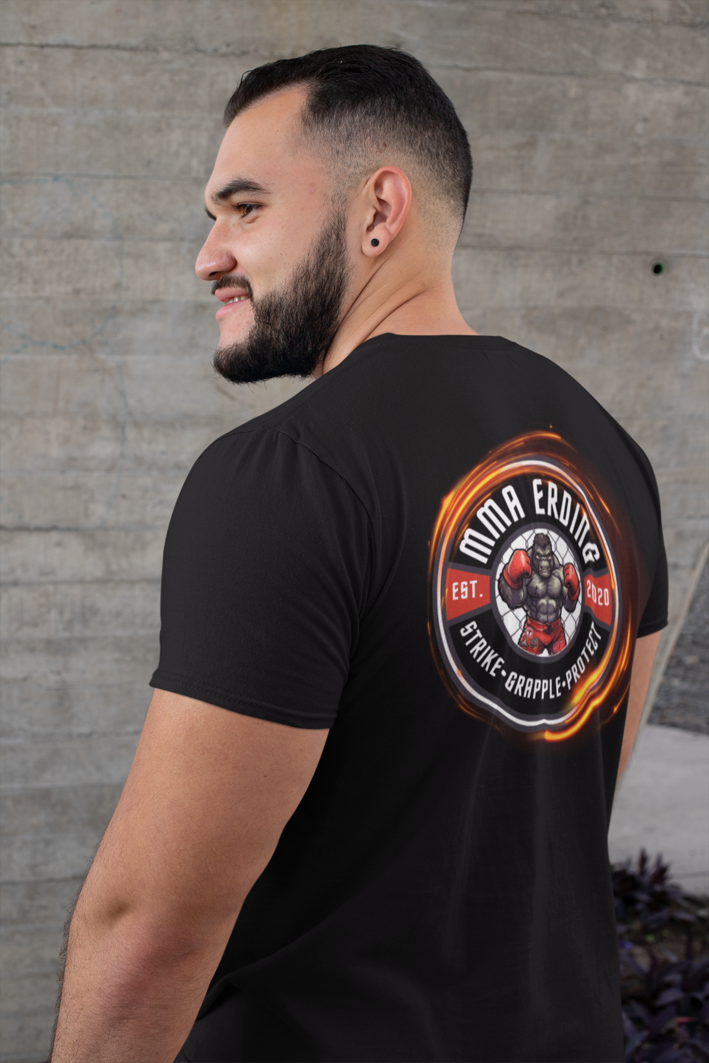 MMA-Erding / black Logo  - Herren Premium Shirt